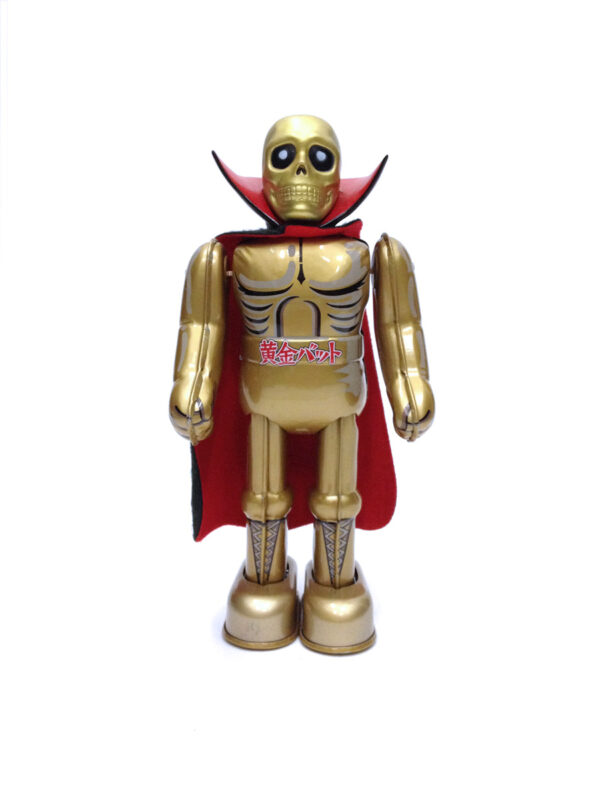ohgon golden bat billiken tin japanese wind up toy